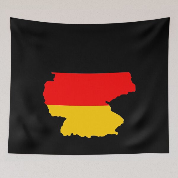 Item preview, Germany Shaped Flag DE designed and sold by shitpostee.