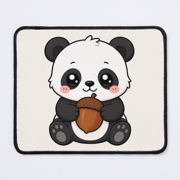 Item preview, Cute Panda Holding Acorn Autumn Fall Season designed and sold by Seculinator.