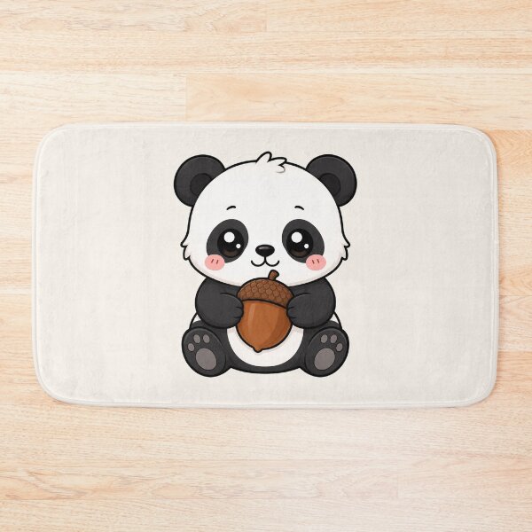 Item preview, Cute Panda Holding Acorn Autumn Fall Season designed and sold by Seculinator.