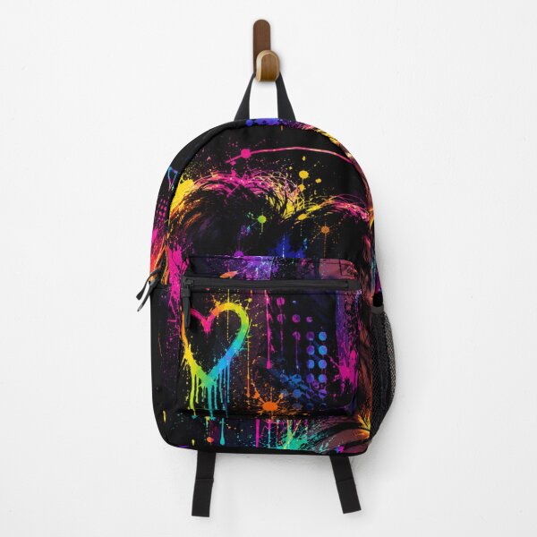 Item preview, Be Who You Were Born to Be | Neon Graffiti Double Exposure Art designed and sold by Personiq Kaleido.