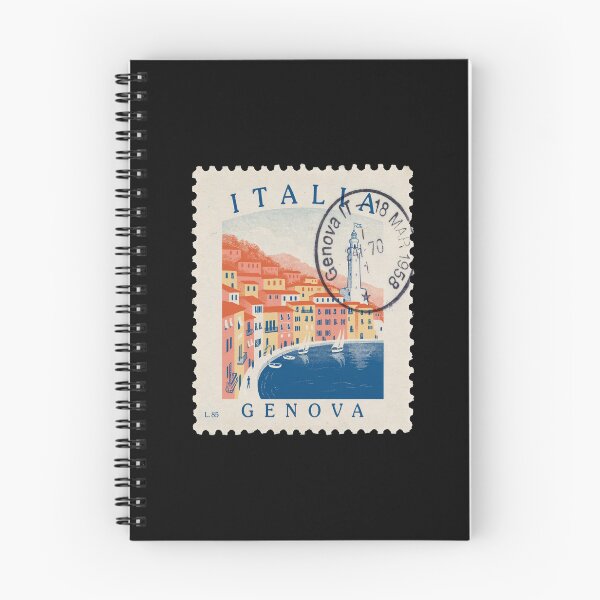 Item preview, Genoa Italy Ligurian Coast Postage Stamp Travel Sticker designed and sold by stickercuffs.