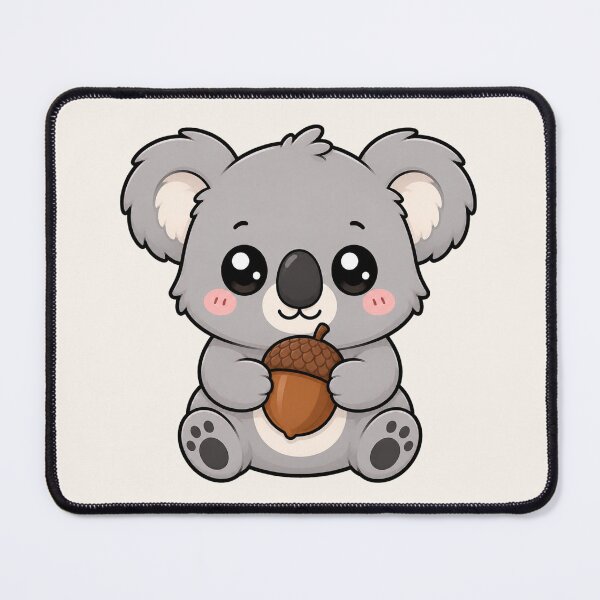 Item preview, Cute Koala Holding Acorn Autumn Fall Season designed and sold by Seculinator.