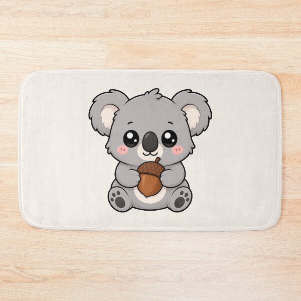 Item preview, Cute Koala Holding Acorn Autumn Fall Season designed and sold by Seculinator.