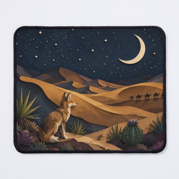 Item preview, Moonlit Desert Silence designed and sold by layalistoresa.