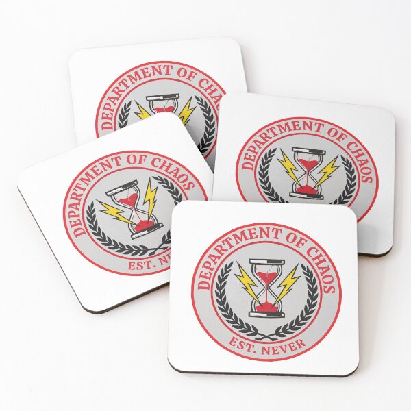 Item preview, Department Of Chaos Est Never Hourglass Vector Seal designed and sold by AbderraimArt.