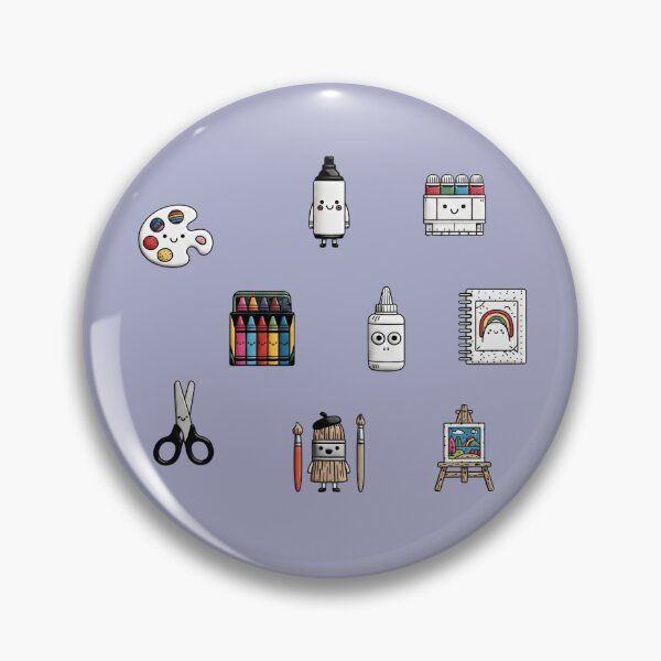 Item preview, Cute Art Class Sticker Pack designed and sold by MegaNovaArt.