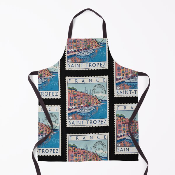 Item preview, Saint Tropez France Riviera Postage Stamp Travel Sticker designed and sold by stickercuffs.