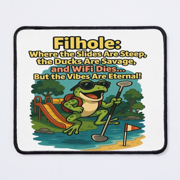 Item preview, Filhole Funny Frog Golf T-Shirt | Where the Slides Are Steep, the Ducks Are Savage & WiFi Dies | Parc de La Filhole Marmande France Travel Graphic Tee designed and sold by Sushikidsntod.