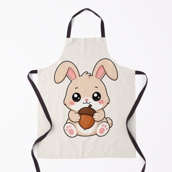 Item preview, Cute Bunny Holding Acorn Autumn Fall Season designed and sold by Seculinator.