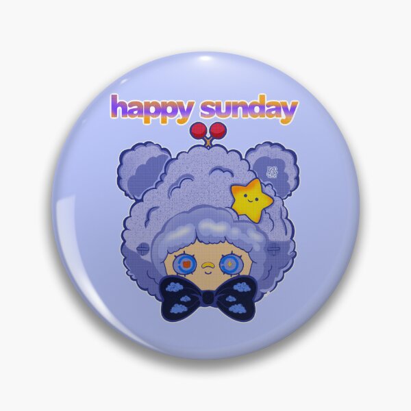 Item preview, Happy Sunday Cute Cloud Character designed and sold by Ledocover.