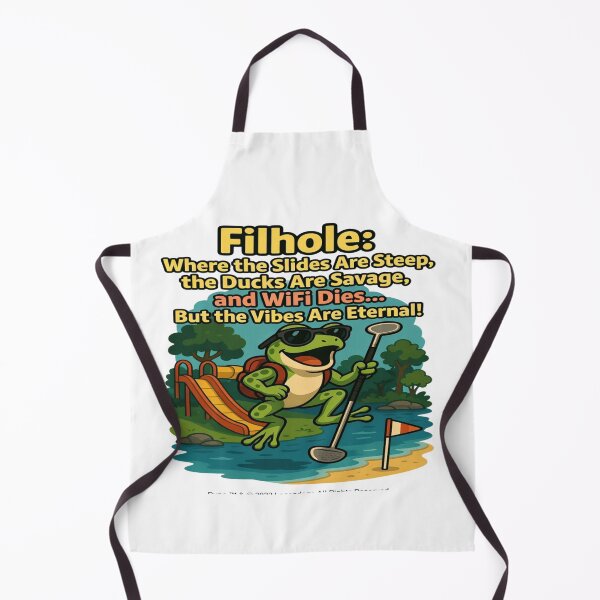 Item preview, Filhole Funny Frog Golf T-Shirt | Where the Slides Are Steep, the Ducks Are Savage & WiFi Dies | Parc de La Filhole Marmande France Travel Graphic Tee designed and sold by Sushikidsntoddlers.