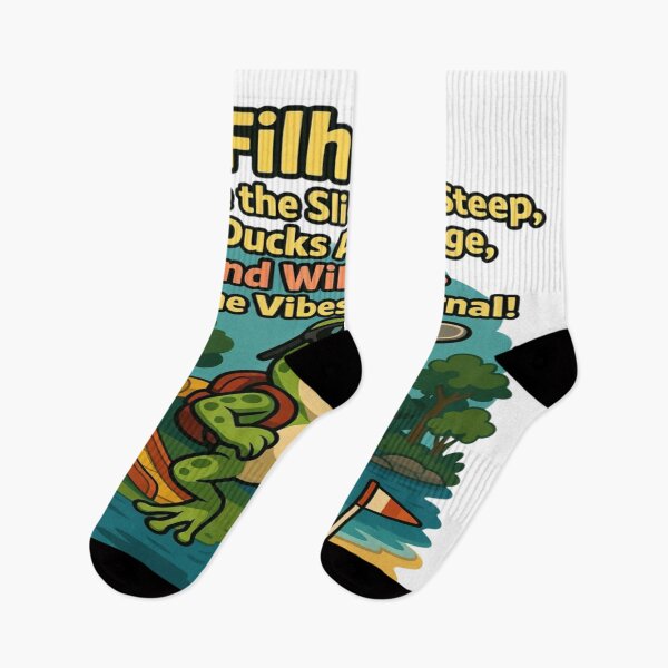 Item preview, Filhole Funny Frog Golf T-Shirt | Where the Slides Are Steep, the Ducks Are Savage & WiFi Dies | Parc de La Filhole Marmande France Travel Graphic Tee designed and sold by Sushikidsntoddlers.