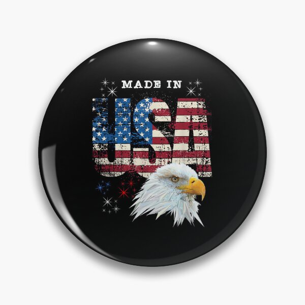Item preview, Made in USA Patriotic American Flag Bald Eagle America designed and sold by SylviaYLaughlin.