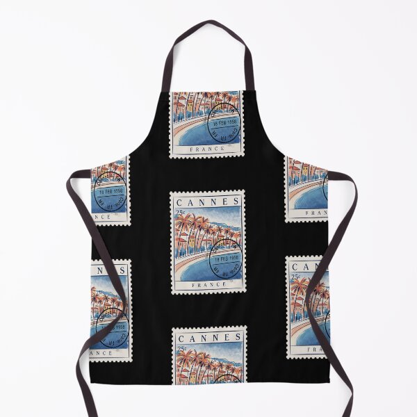 Item preview, Cannes France Riviera Coastal Postage Stamp Travel Sticker designed and sold by stickercuffs.