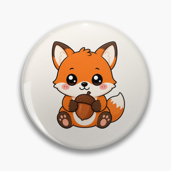 Item preview, Cute Fox Holding Acorn Autumn Fall Season designed and sold by Seculinator.