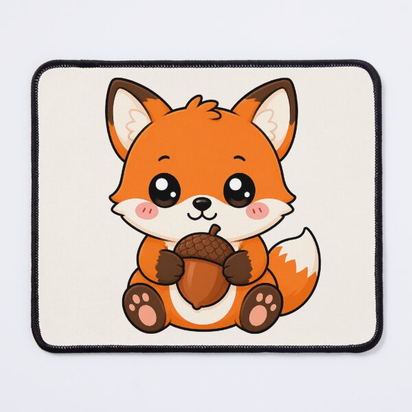 Item preview, Cute Fox Holding Acorn Autumn Fall Season designed and sold by Seculinator.