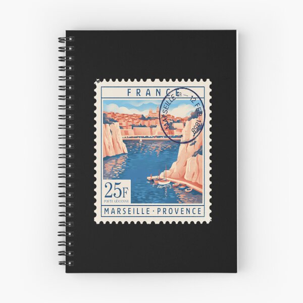 Item preview, Marseille France Coastal Postage Stamp Travel Sticker designed and sold by stickercuffs.