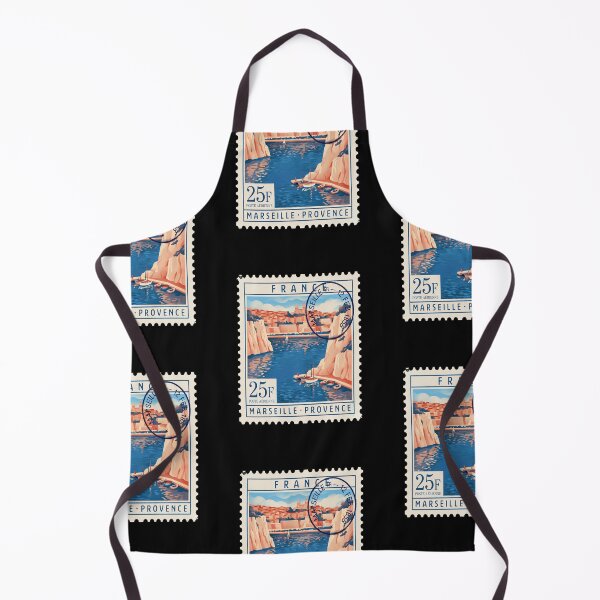 Item preview, Marseille France Coastal Postage Stamp Travel Sticker designed and sold by stickercuffs.