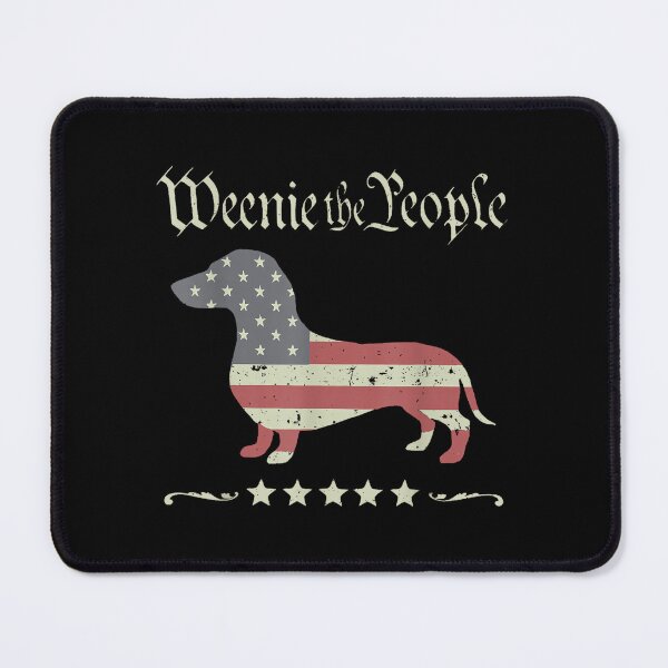 Item preview, Merica Dog Dachshund Vintage Weenie The People Patriotic designed and sold by SylviaYLaughlin.