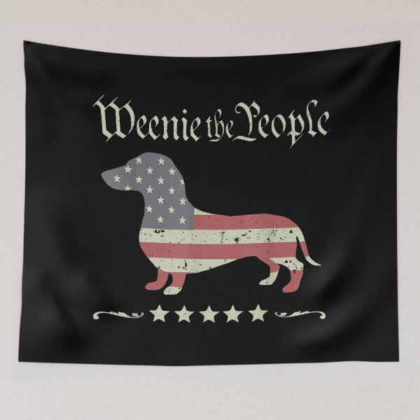 Item preview, Merica Dog Dachshund Vintage Weenie The People Patriotic designed and sold by SylviaYLaughlin.