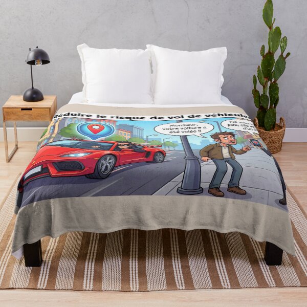 Item preview, Reducing the risk of vehicle theft – Humorous cartoon about GPS geolocation and car anti-theft devices 2 designed and sold by WordPlayStudio.
