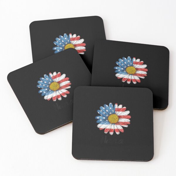 Item preview, Nana Patriotic 4th of July Flower Trendy Retro Vintage designed and sold by SylviaYLaughlin.
