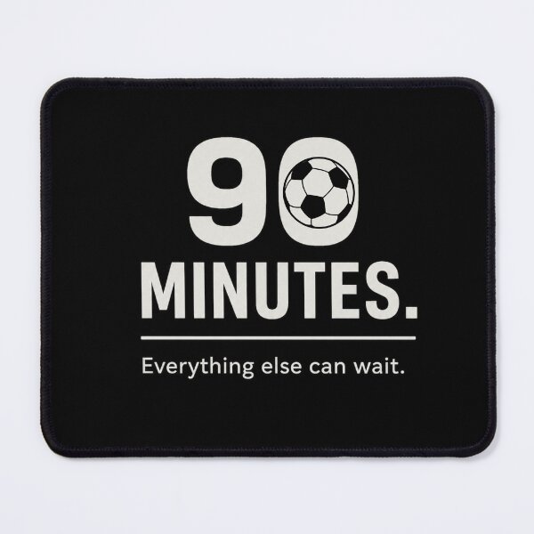 Item preview, 90 Minutes Everything Else Can Wait Minimalist Football Typography Design designed and sold by Zensity.