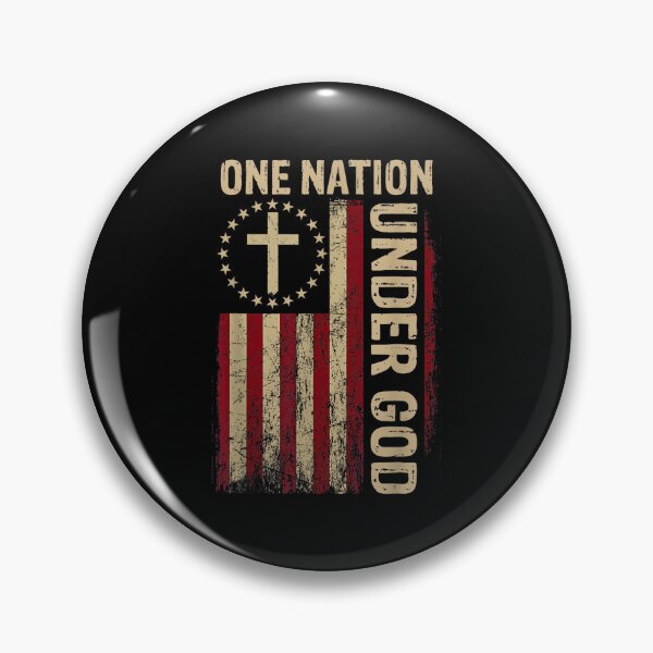 Item preview, One Nation Under God Flag 4th of July Patriotic Christian designed and sold by SylviaYLaughlin.