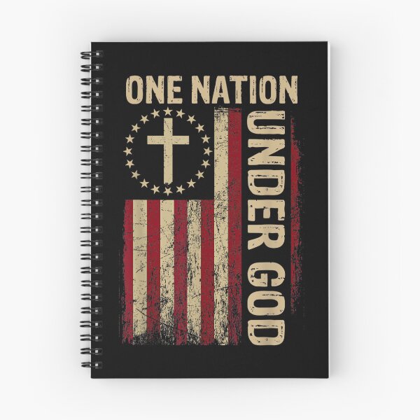 Item preview, One Nation Under God Flag 4th of July Patriotic Christian designed and sold by SylviaYLaughlin.