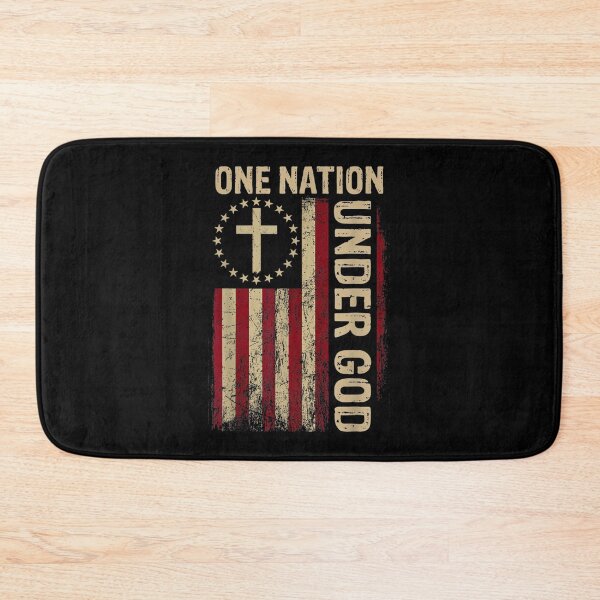 Item preview, One Nation Under God Flag 4th of July Patriotic Christian designed and sold by SylviaYLaughlin.