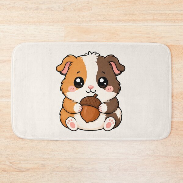 Item preview, Cute Guinea Pig Holding Acorn Autumn Season designed and sold by Seculinator.