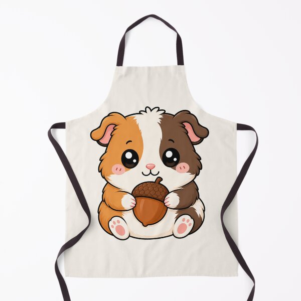 Artikelvorschau, Cute Guinea Pig Holding Acorn Autumn Season entworfen und verkauft von Seculinator.