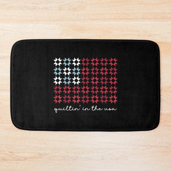 Aperçu de l'œuvre Bloc de courtepointe drapeau américain patriotique, couture et courtepointe, 4 juillet créée et vendue par SylviaYLaughlin.
