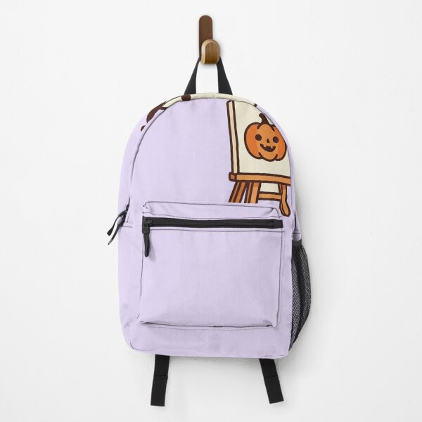 Item preview, Cute Ghost Artist Painting a Pumpkin designed and sold by Castiora.