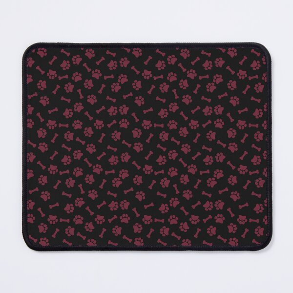 Item preview, Black and Burgundy dog paws designed and sold by pattern-archive.