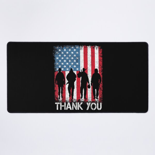 Artikelvorschau, Patriotische amerikanische Flagge – Danke an Männer, Frauen, Kinder, Mädchen und Jungen entworfen und verkauft von SylviaYLaughlin.