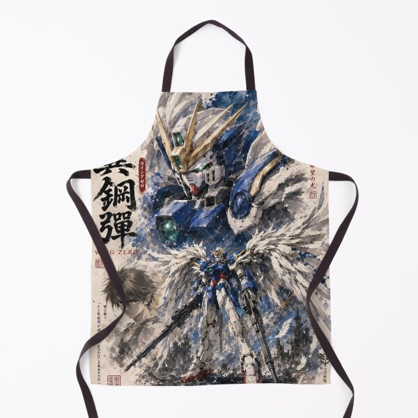 Item preview, Wing Gundam Zero EW Custom | Mobile Suit Gundam Wing Endless Waltz Mecha Anime Art Print designed and sold by Dyan4.