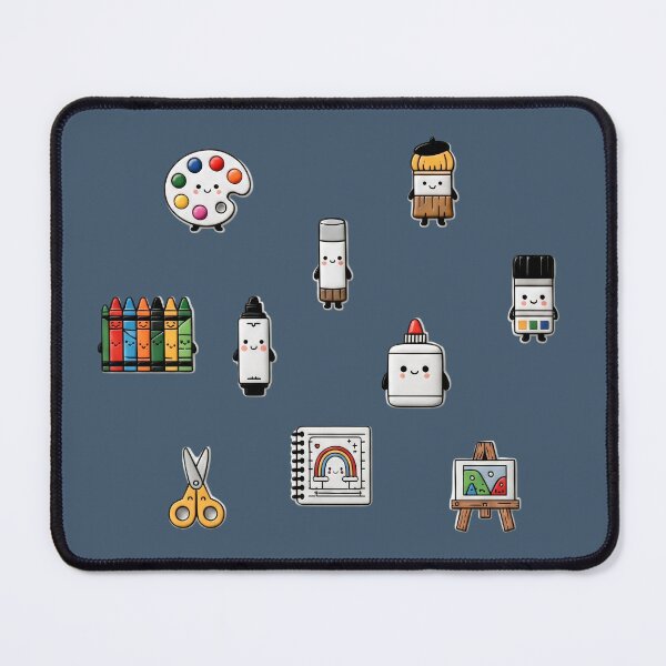 Item preview, Kawaii Art Tools Sticker Pack designed and sold by MegaNovaArt.