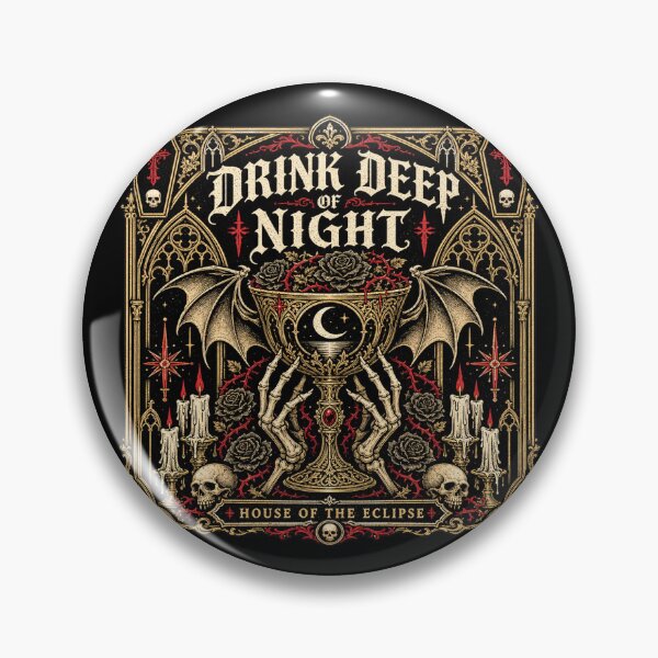 Item preview, Gothic Vampire Chalice Dark Fantasy Art designed and sold by InkspirationGraphics.