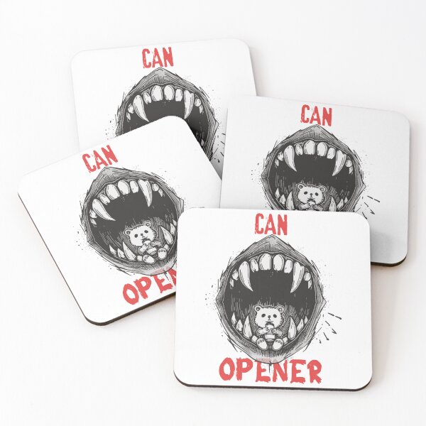 Item preview, Can Opener Horror Monster Mouth Ink Sketch Art designed and sold by AbderraimArt.