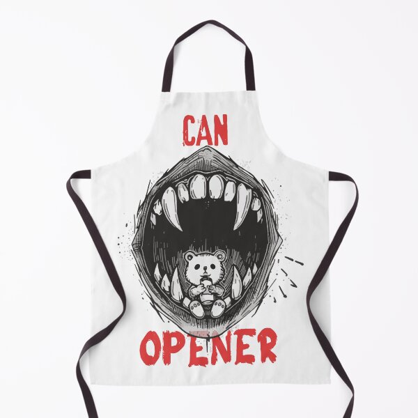 Item preview, Can Opener Horror Monster Mouth Ink Sketch Art designed and sold by AbderraimArt.