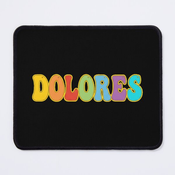 Item preview, ❤️ Dolores Personalized Name Wavy Retro Shirt, Coffee Mug, Sticker Gift designed and sold by HelixPedia.