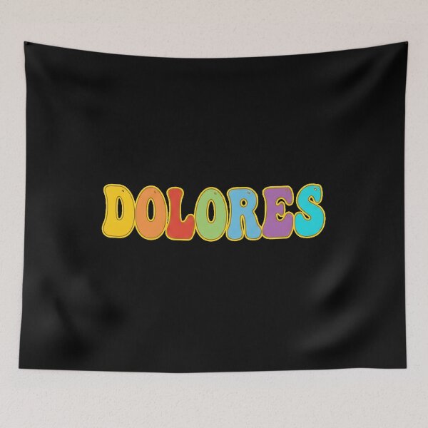 Item preview, ❤️ Dolores Personalized Name Wavy Retro Shirt, Coffee Mug, Sticker Gift designed and sold by HelixPedia.