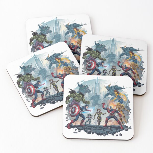 Item preview, Clash of Titans – Superheroes vs. the Mutant Vanguard designed and sold by Artisan Finds Online.