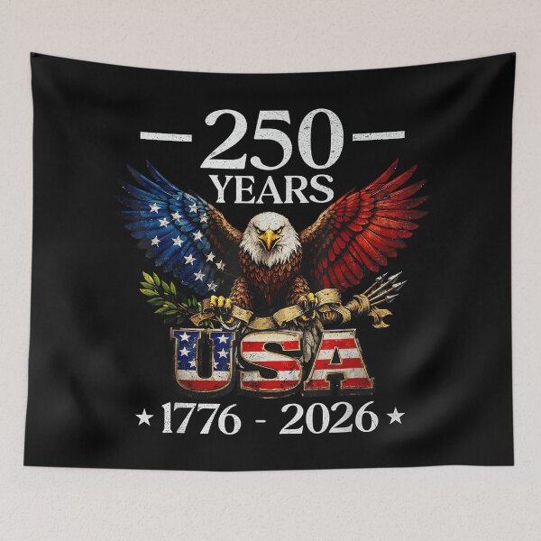 Item preview, Patriotic Eagle and Flag 250 Years 1776-2026 designed and sold by SylviaYLaughlin.