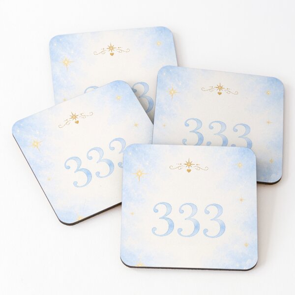 Item preview, 333 Angel Number Sacred Art Print designed and sold by AngelLighthouse.