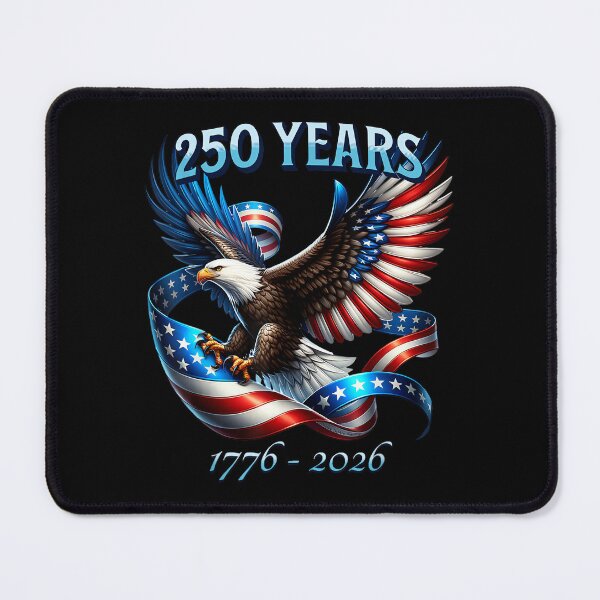 Item preview, Patriotic Eagle and Flag 250 Years 1776-2026 designed and sold by SylviaYLaughlin.