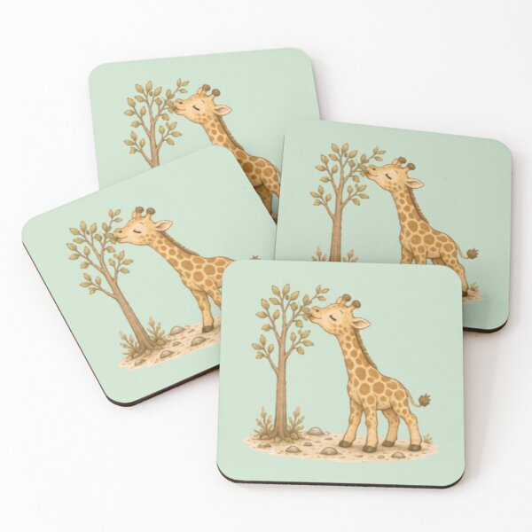Item preview, Cute Giraffe Eating designed and sold by MellowMunchkins.