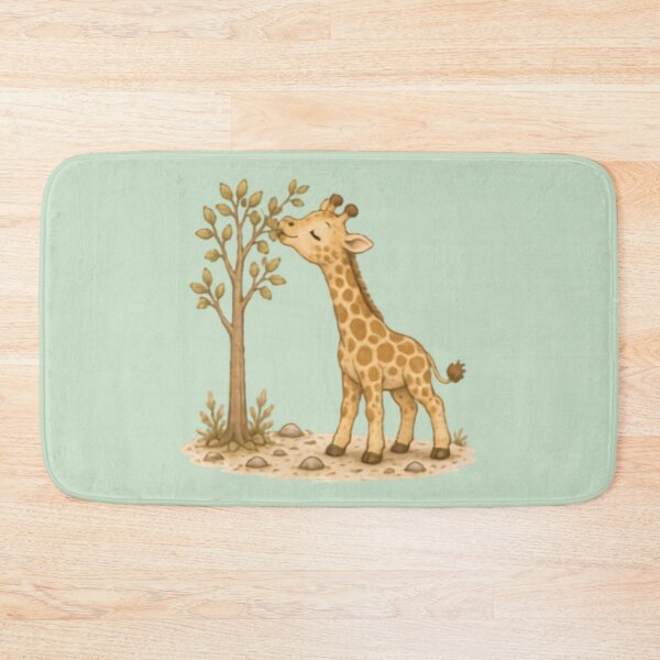 Item preview, Cute Giraffe Eating designed and sold by MellowMunchkins.