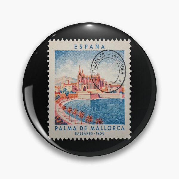 Item preview, Palma Mallorca Spain Postage Stamp Travel Sticker designed and sold by stickercuffs.